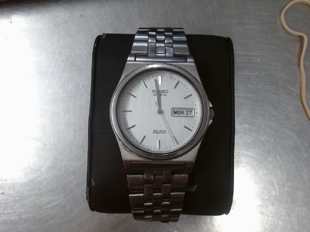 Montre seiko argent stainless sq100