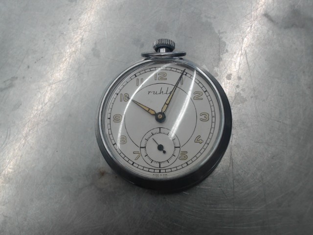 Ruthla silver pocket watch
