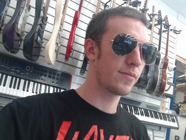 Lunettes aviator gold