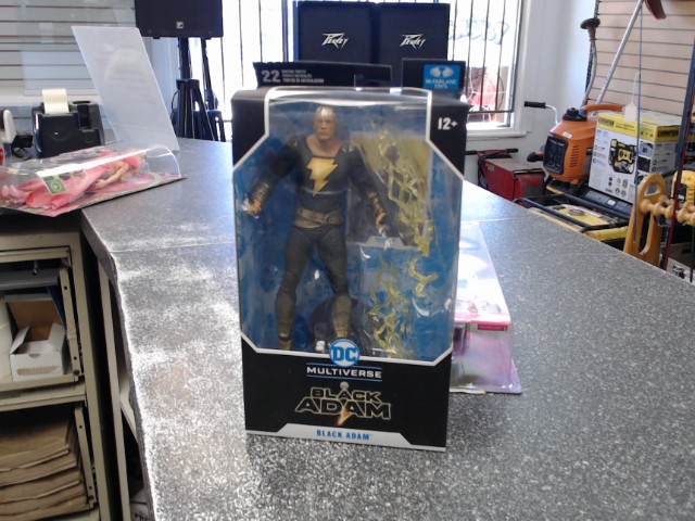 The rock black adam figurine new