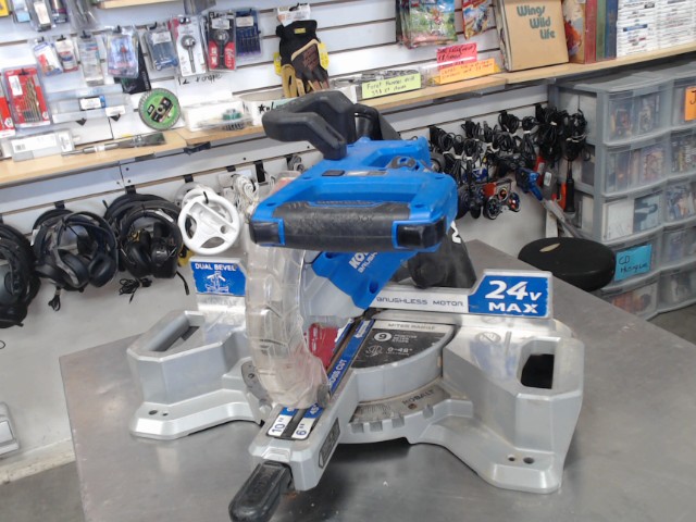 Scie onglet 7''1/4(24v)no batt/chargeur