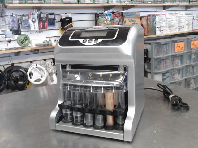 Machine pour compter monnaie