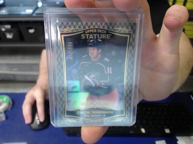 Upper deck stature 977/999 rookie
