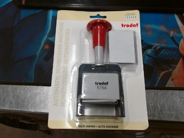Trodat automatic numbering machine new