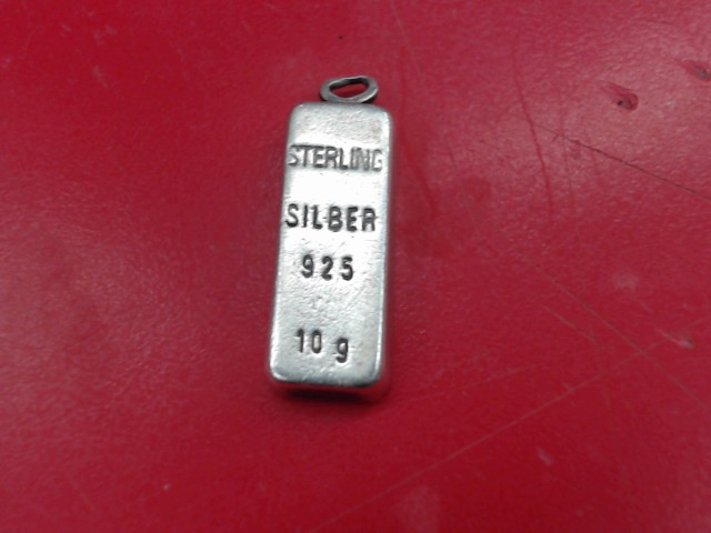 Breloque forme de petit lingo 925