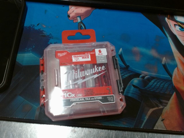 Diamond max hole saw set (6-piece) neuf