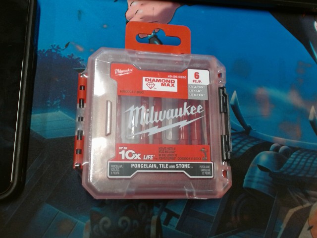 Diamond max hole saw set (6-piece) neuf