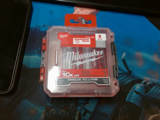 Diamond max hole saw set (6-piece) neuf