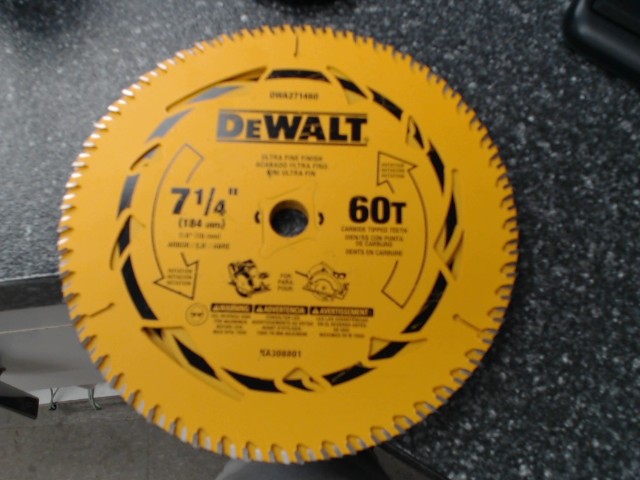 60t wood cutting blade 7 1/4