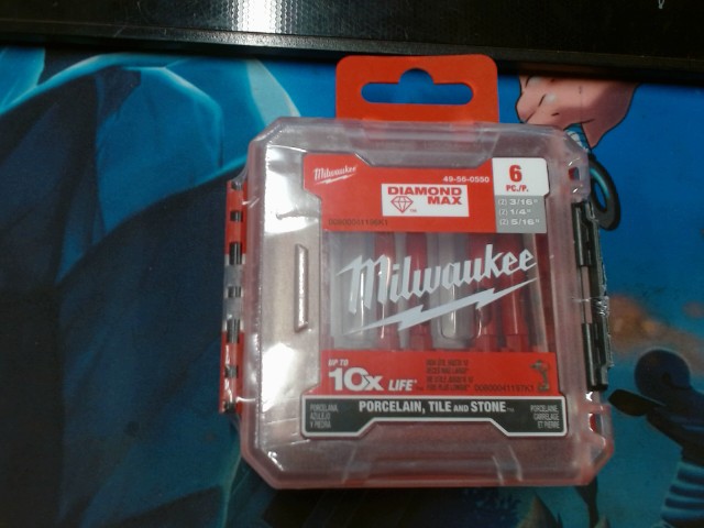 Diamond max hole saw set (6-piece) neuf