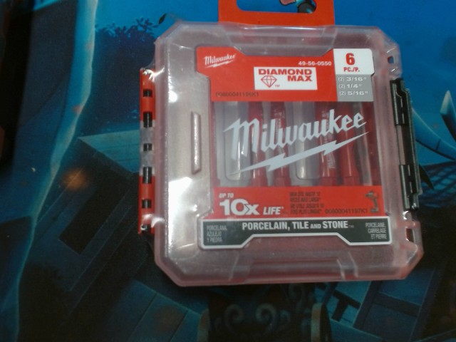 Diamond max hole saw set (6-piece) neuf