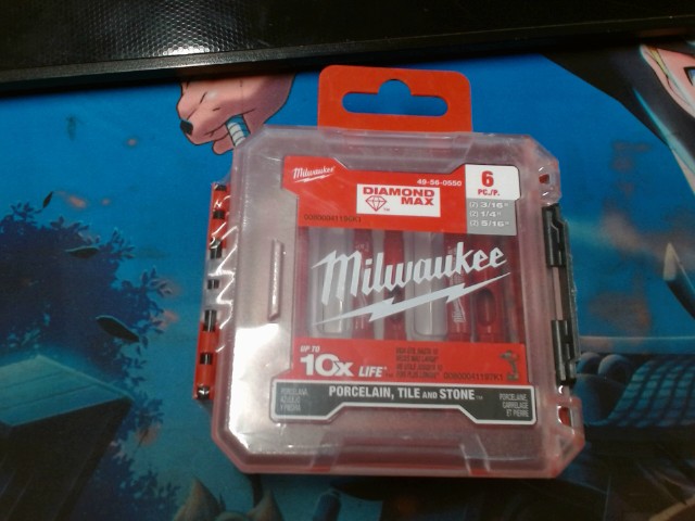 Diamond max hole saw set (6-piece) neuf