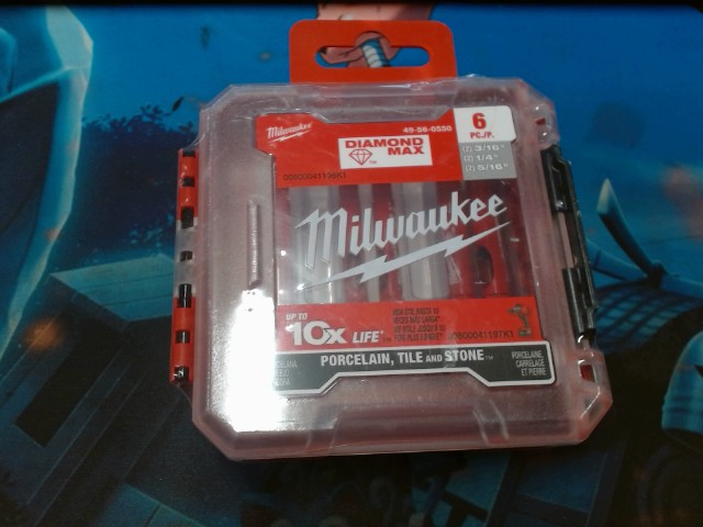 Diamond max hole saw set (6-piece) neuf