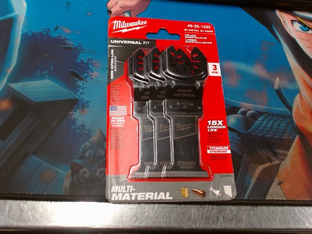 Milwaukee bi-metal blades 3pk neuf