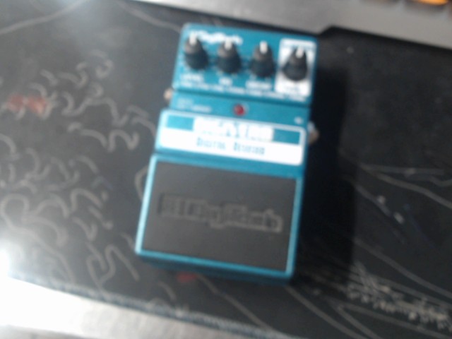 Digitech digiverb digital reverb pedal