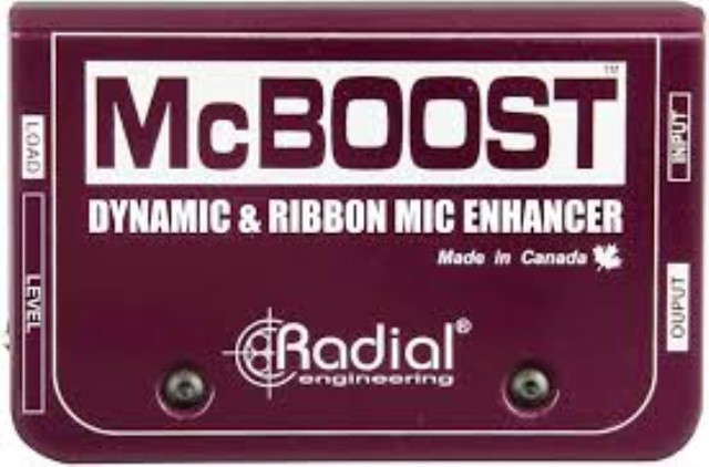 Mic signal booster
