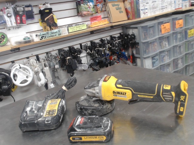 Grinder 20v+1batt(fake 3.0ah)+chargeur