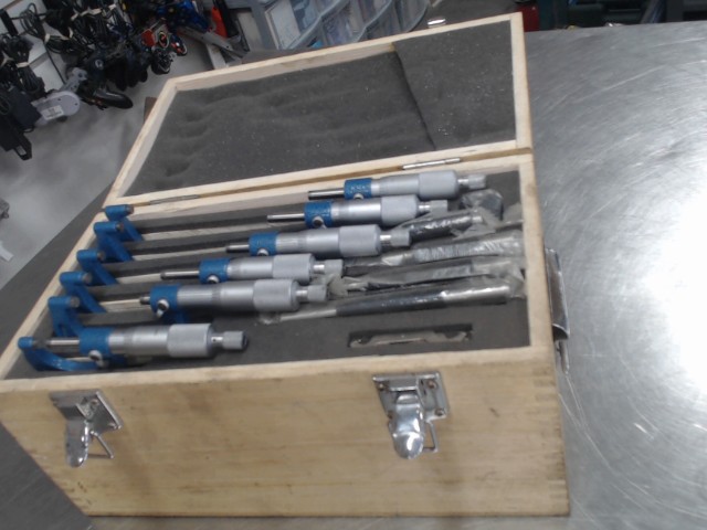 Kit micrometre 6mcx(0-6'')dcase