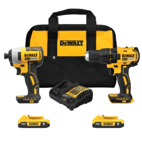 Set dewalt drill+impact driver brushless