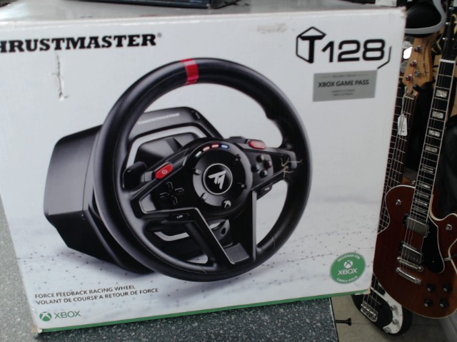 Volant+p�dales thrustmaster xbox (t128)