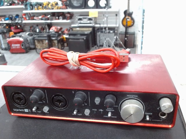 Carte son rouge focusrite