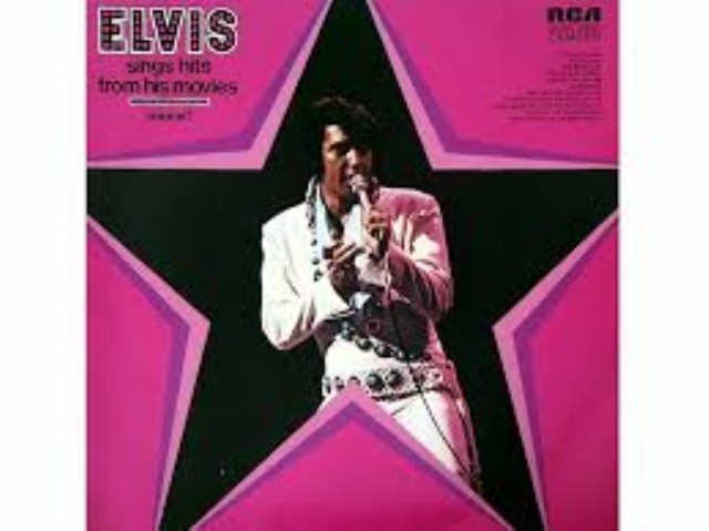 Vynile elvis sings hits from his movies