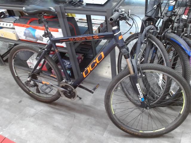 Velo route bleu marin orange dco