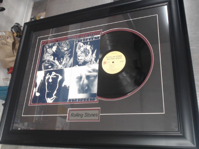 Cadre rolling stones+vinyle