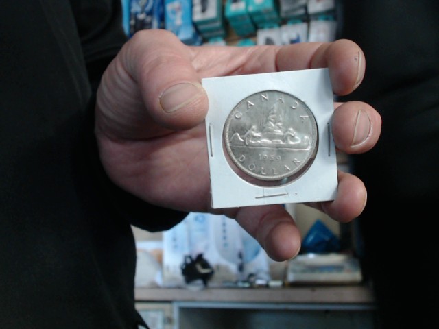 Monnaie 1959 one dollar silver