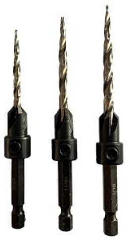 Mastercraft taper countersink bit set