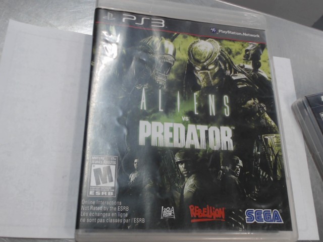 Aliens vs predator