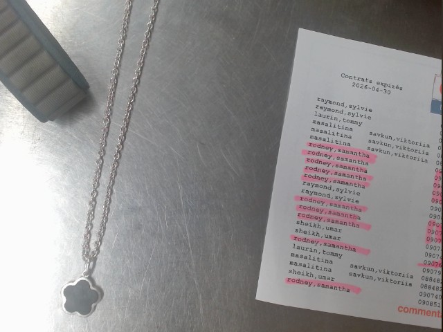 Chaine en argent  christofle