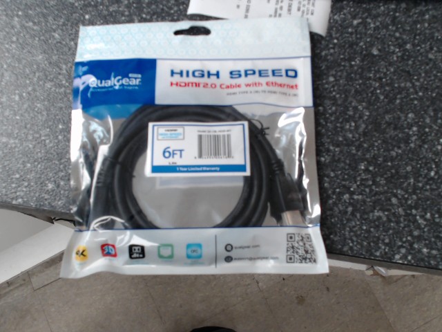 Hdmi high speed cable 6ft
