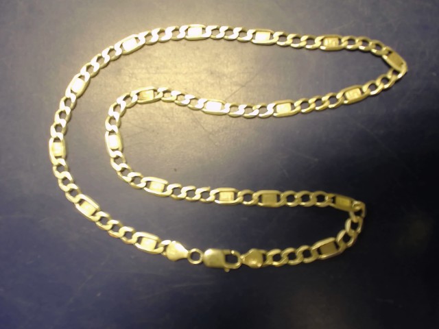 Chaine en argent 22 pouces 6.4mm