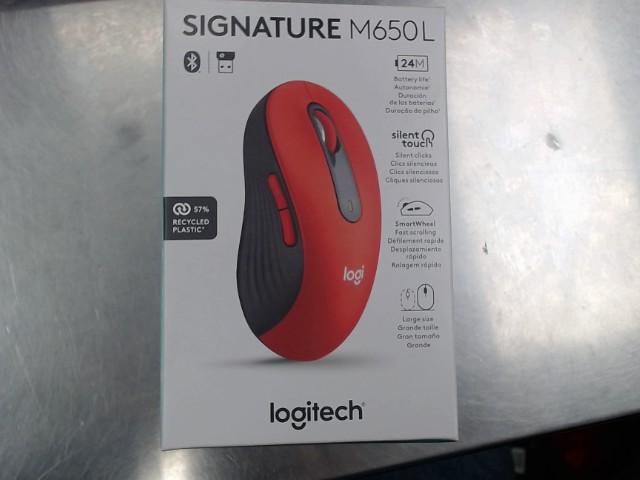 Logitech signature m650l rouge