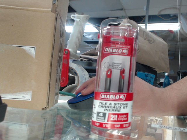Carbide bit pk of 1/8 - 5/16