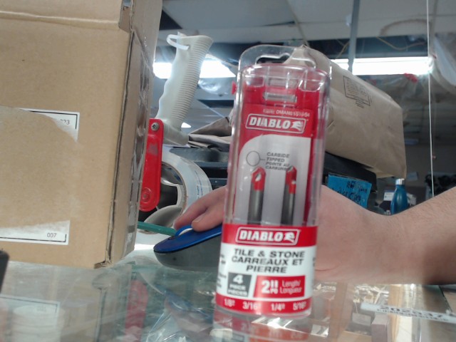 Carbide bit pk of 1/8 - 5/16