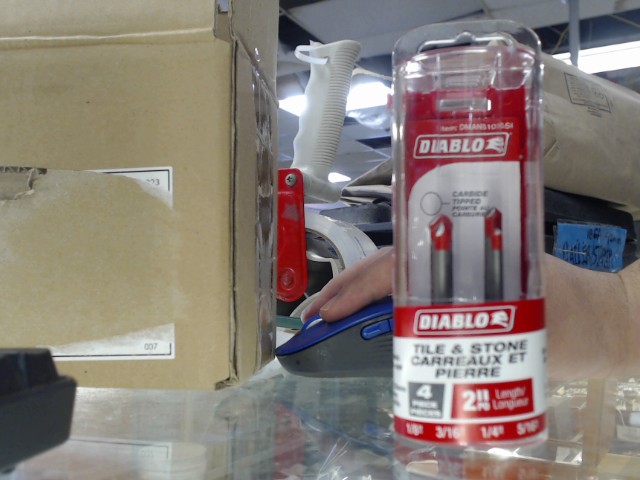 Carbide bit pk of 1/8 - 5/16