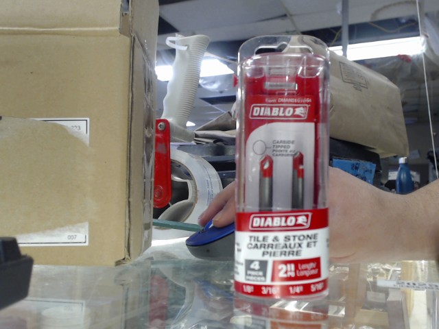 Carbide bit pk of 1/8 - 5/16
