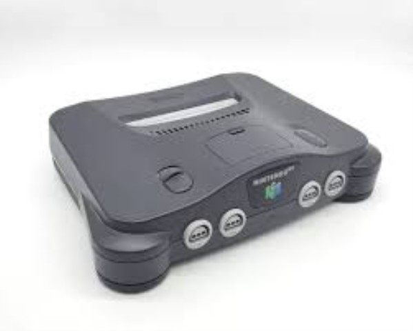Nintendo n64 noir avec 1 manette