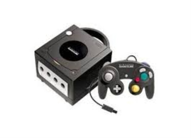 Nintendo gamecube noir avec 1 mannette