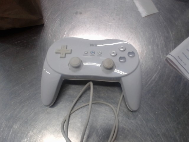 Manette pro controller wii blanche