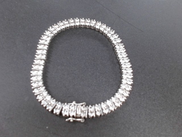 Bracelet argent avec zircon