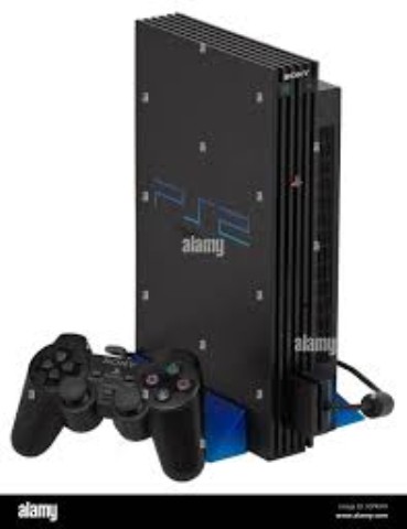Ps2 avec fil et manette