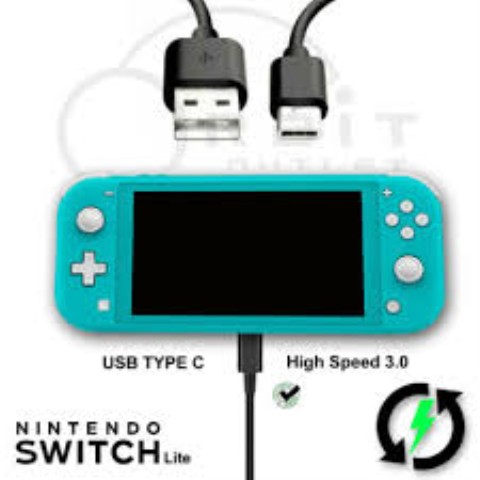 Switch lite blue  + chargeur