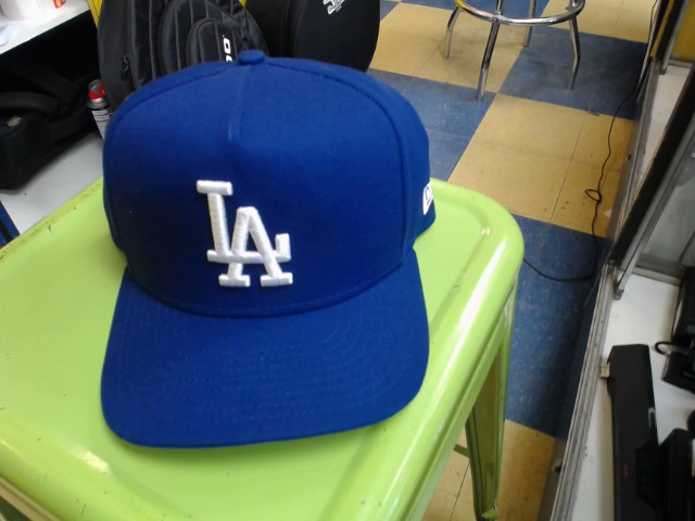 Bleu la snapback