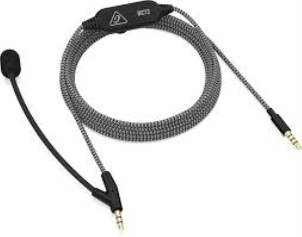 Premium headphone cable with boom mic