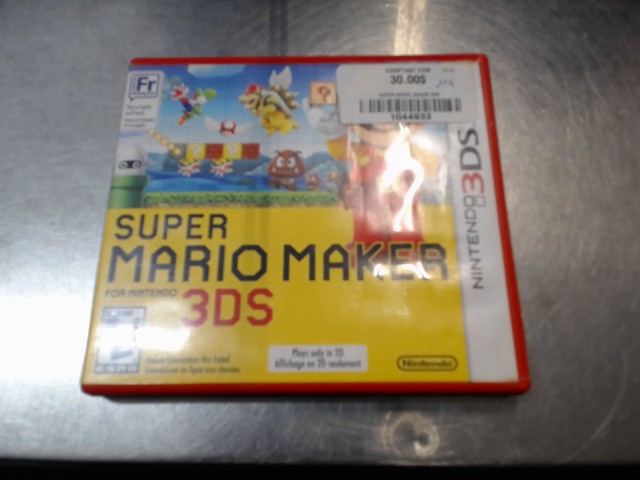 Super mario maker 3ds