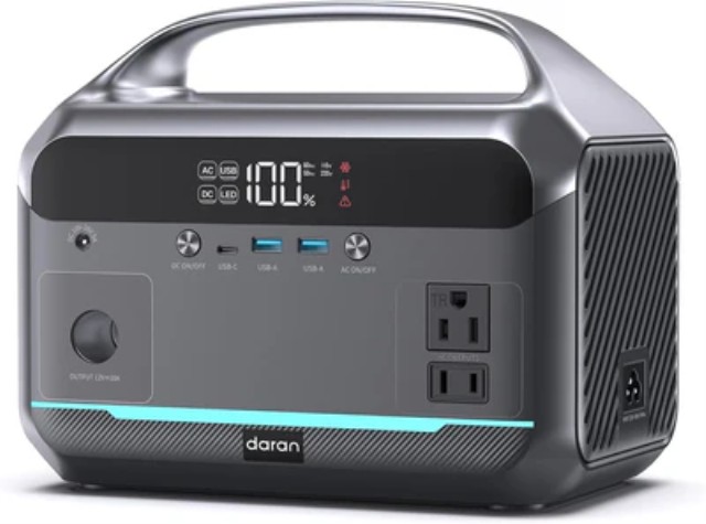 Black and grey portable power pack