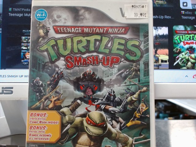 Turtles smash up wii